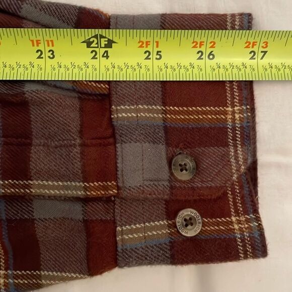 Woolrich Plaid Cotton Flannel Button Down Shirt Mens Size Extra Large - Picture 5 of 12
